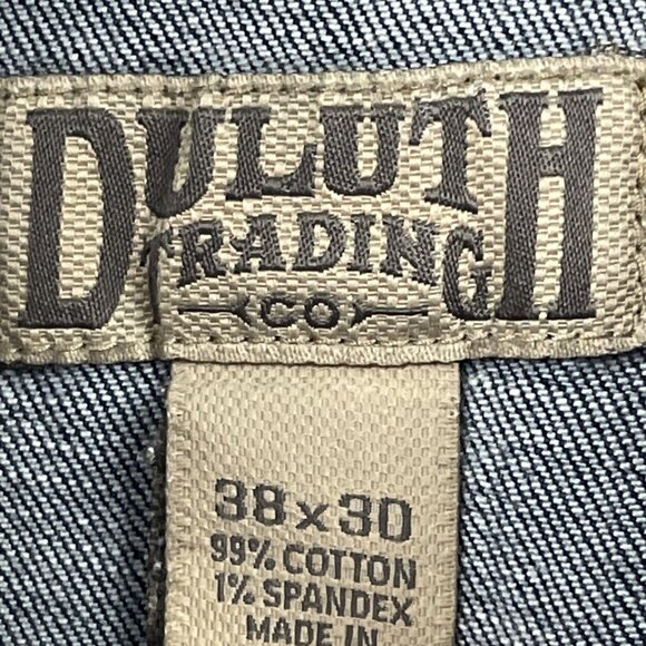 Duluth Trading Co Flex Ballroom Jeans Men’s 38x30 Straight Leg Cotton Stretch - Picture 7 of 11